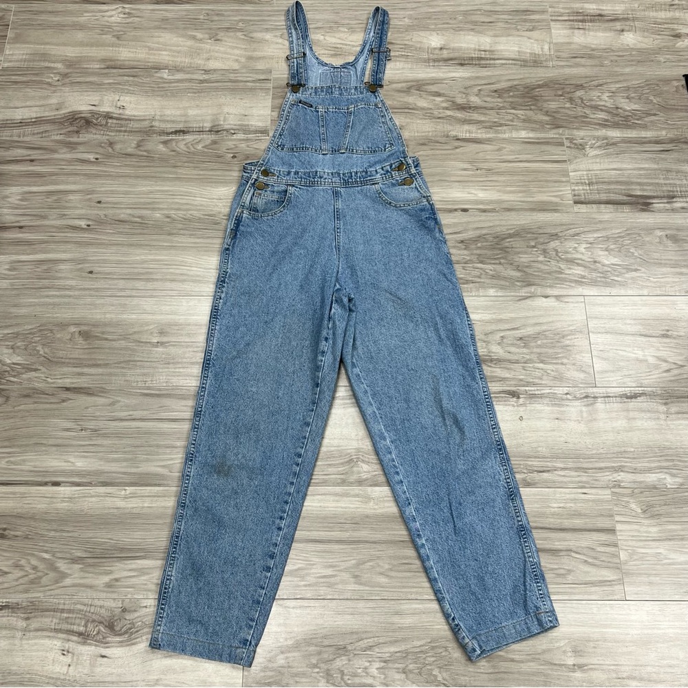 Vintage Wrangler 90s Y2K Blue Denim Carpenter Bib Overalls